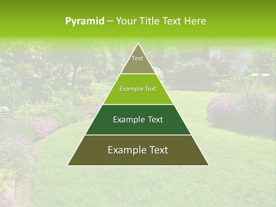 Rhododendron Flower Garden Horticulture PowerPoint Template