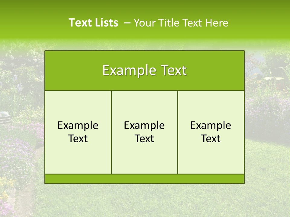 Rhododendron Flower Garden Horticulture PowerPoint Template