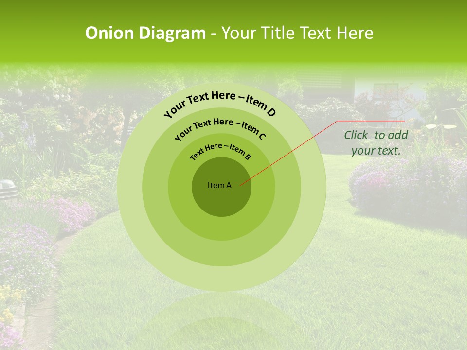 Rhododendron Flower Garden Horticulture PowerPoint Template