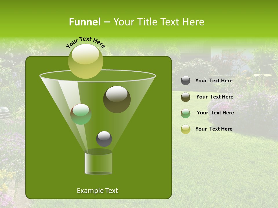 Rhododendron Flower Garden Horticulture PowerPoint Template