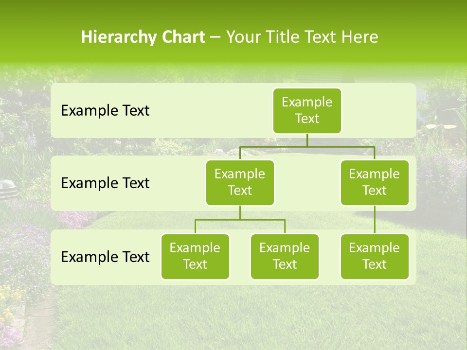 Rhododendron Flower Garden Horticulture PowerPoint Template