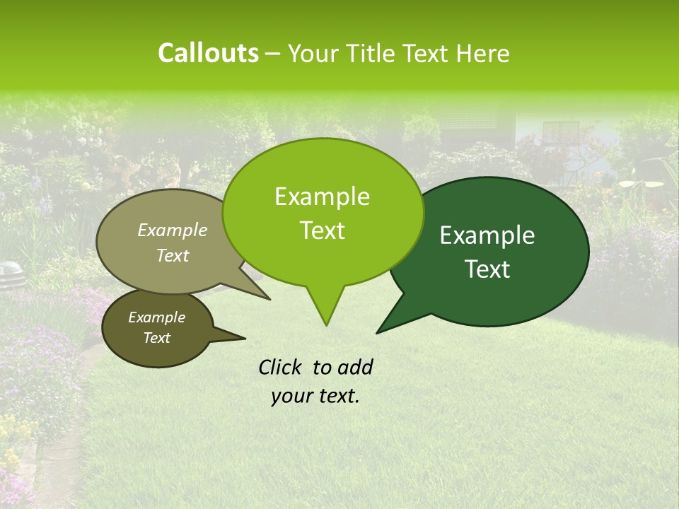 Rhododendron Flower Garden Horticulture PowerPoint Template