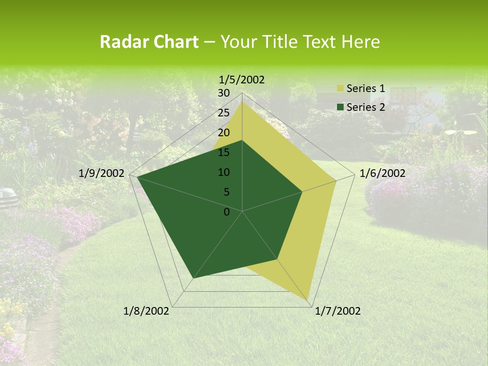 Rhododendron Flower Garden Horticulture PowerPoint Template