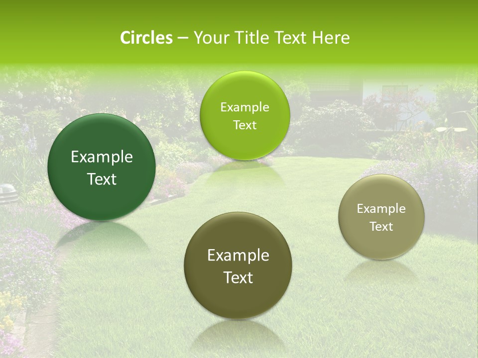 Rhododendron Flower Garden Horticulture PowerPoint Template