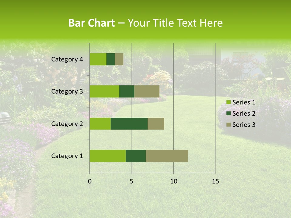 Rhododendron Flower Garden Horticulture PowerPoint Template