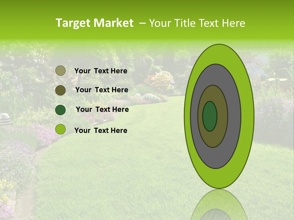 Rhododendron Flower Garden Horticulture PowerPoint Template