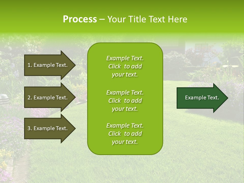Rhododendron Flower Garden Horticulture PowerPoint Template