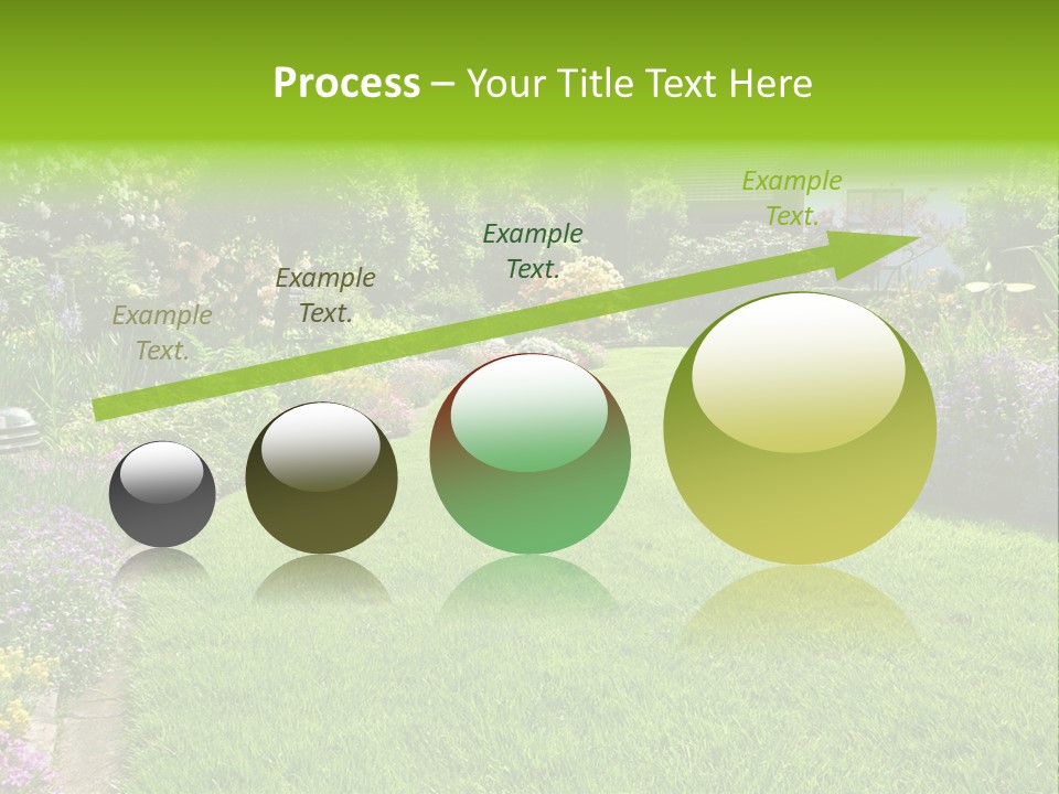 Rhododendron Flower Garden Horticulture PowerPoint Template