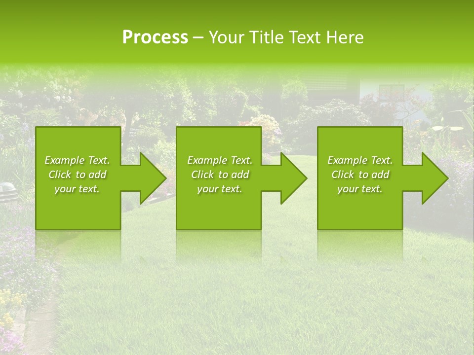 Rhododendron Flower Garden Horticulture PowerPoint Template