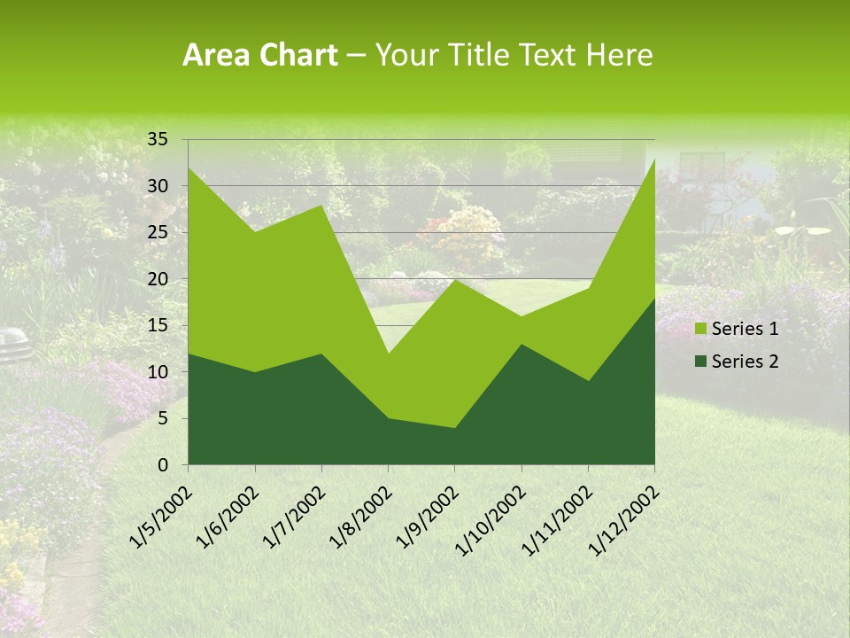 Rhododendron Flower Garden Horticulture PowerPoint Template