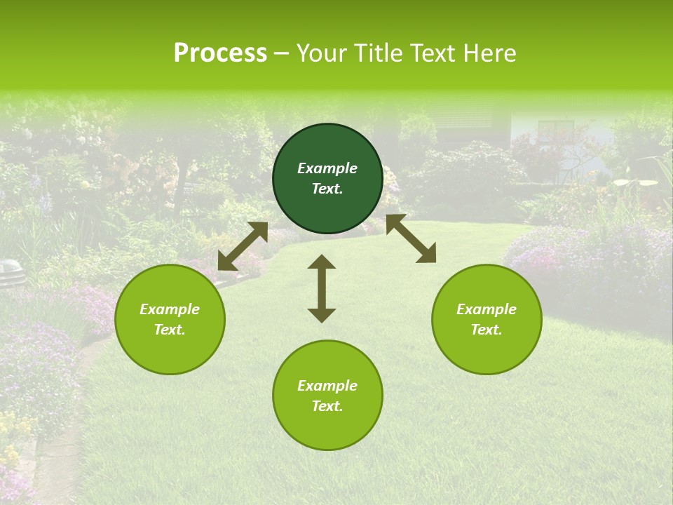Rhododendron Flower Garden Horticulture PowerPoint Template