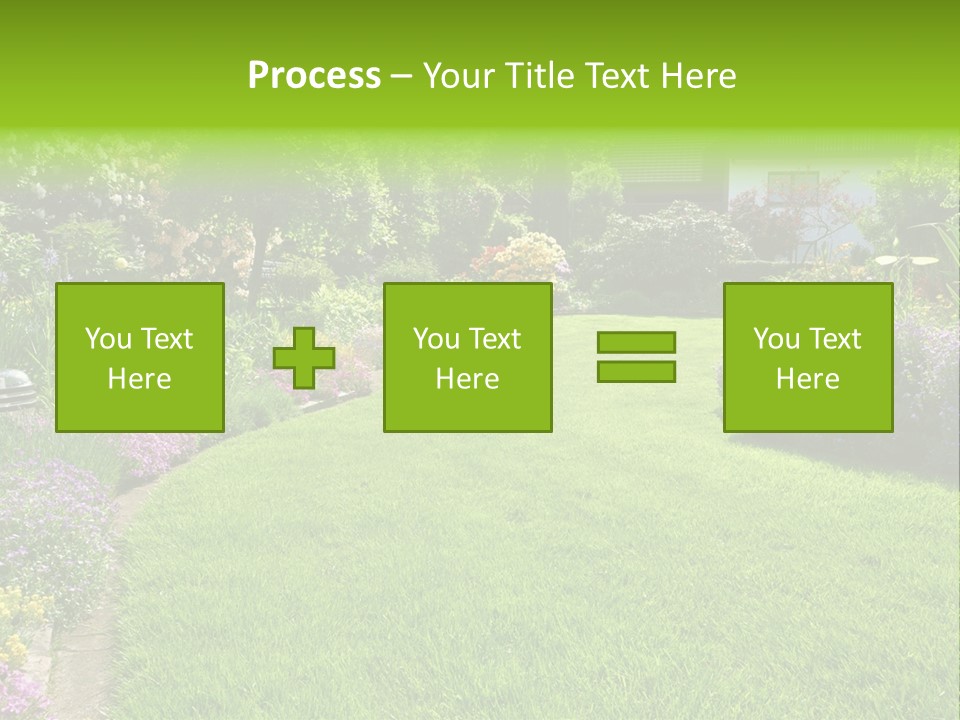 Rhododendron Flower Garden Horticulture PowerPoint Template