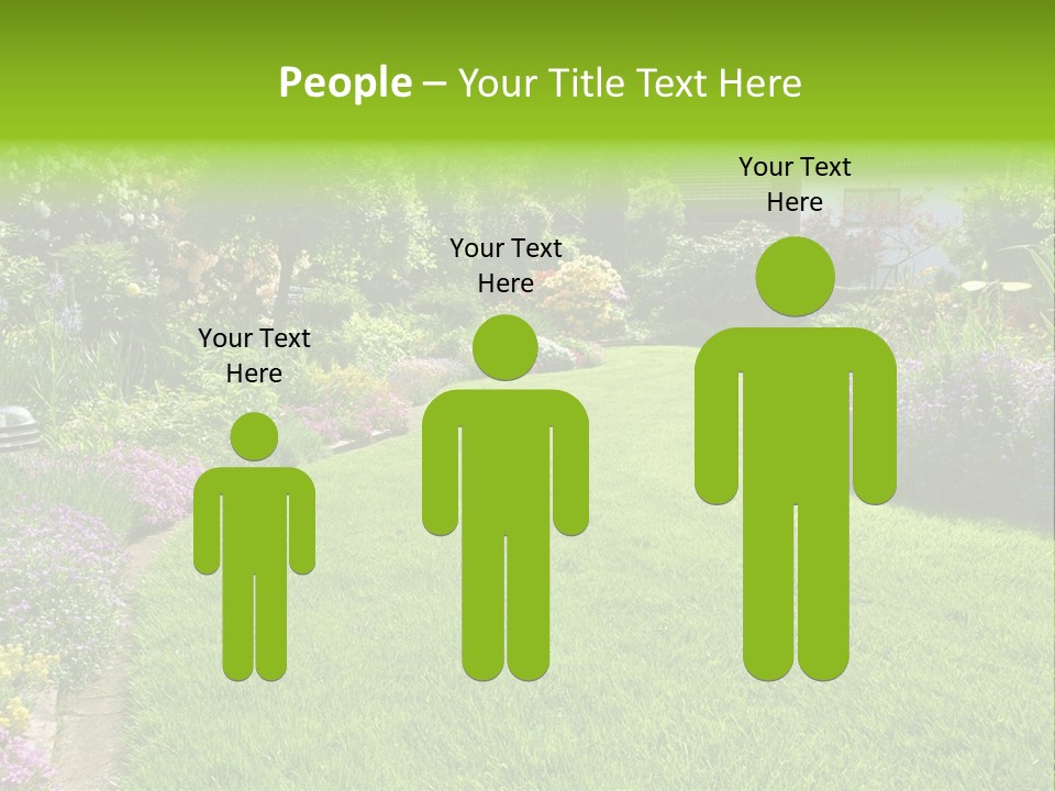 Rhododendron Flower Garden Horticulture PowerPoint Template