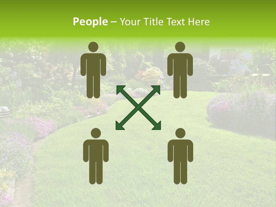 Rhododendron Flower Garden Horticulture PowerPoint Template