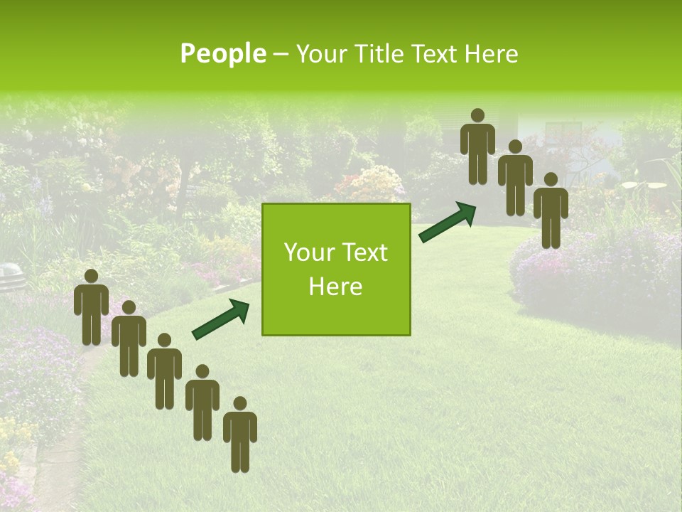 Rhododendron Flower Garden Horticulture PowerPoint Template