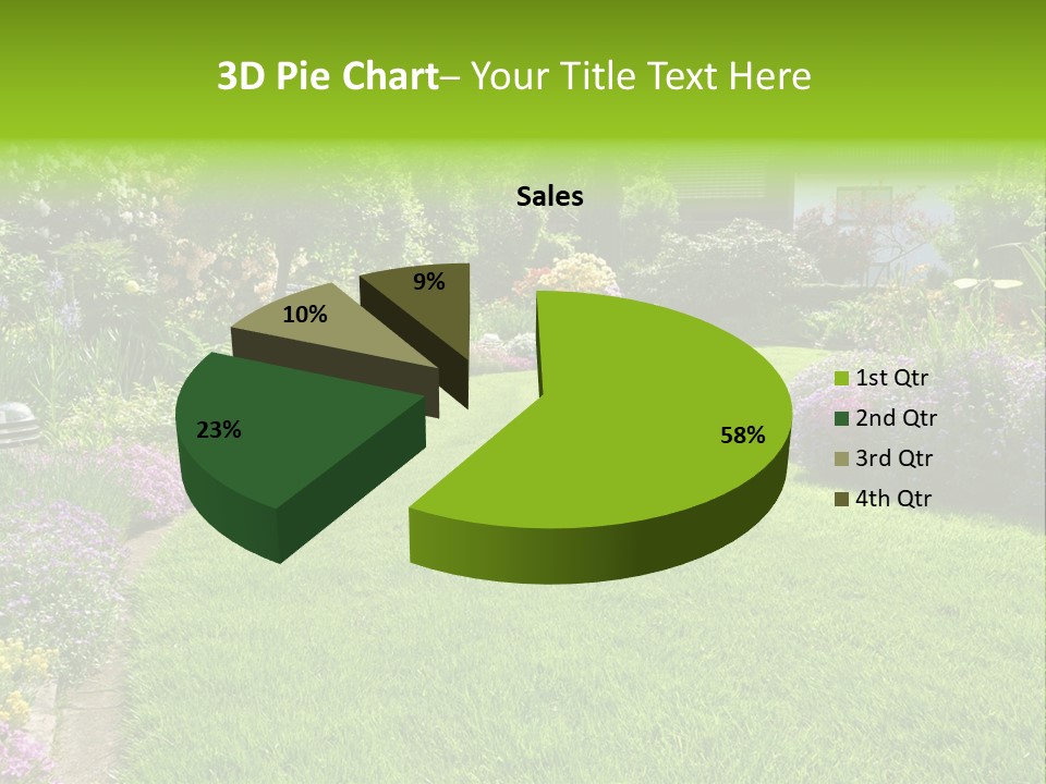 Rhododendron Flower Garden Horticulture PowerPoint Template