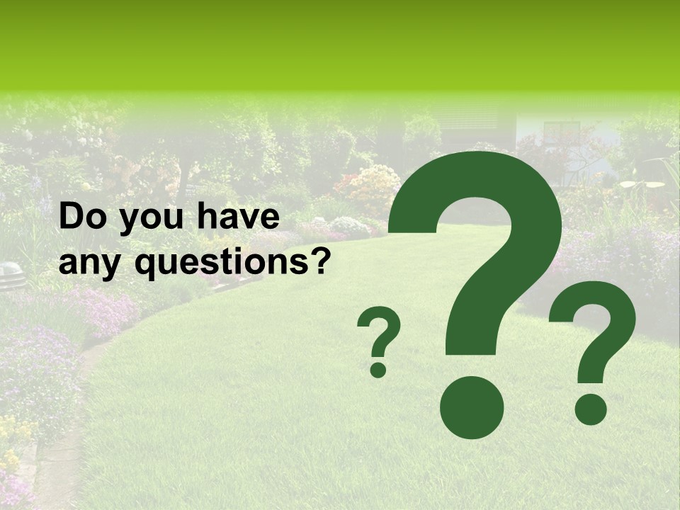 Rhododendron Flower Garden Horticulture PowerPoint Template