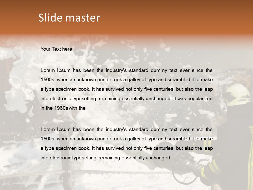 Rescue Barn Oxygen PowerPoint Template