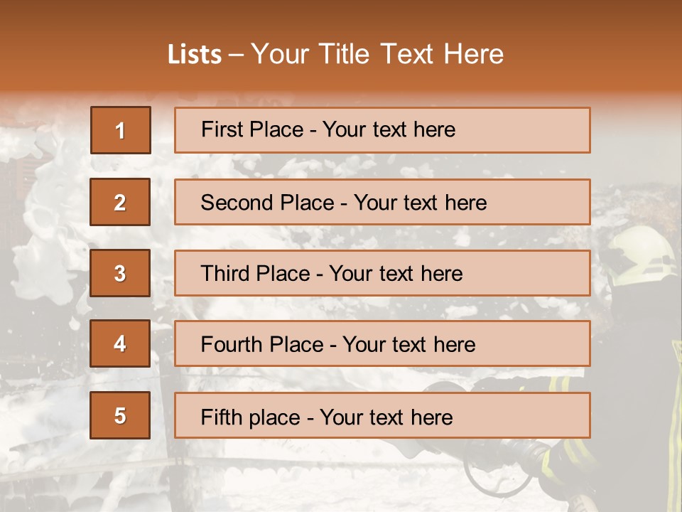 Rescue Barn Oxygen PowerPoint Template