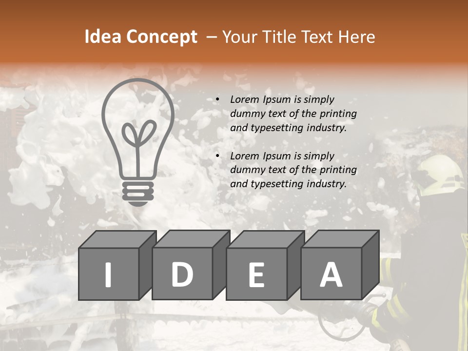 Rescue Barn Oxygen PowerPoint Template