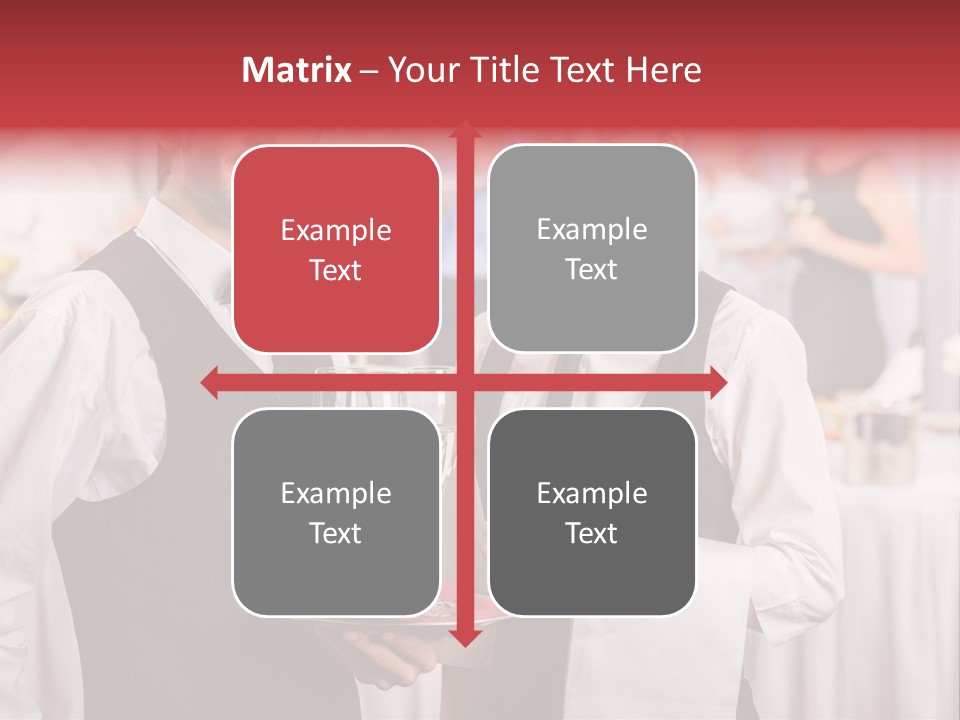 Businesswoman  Buffet PowerPoint Template