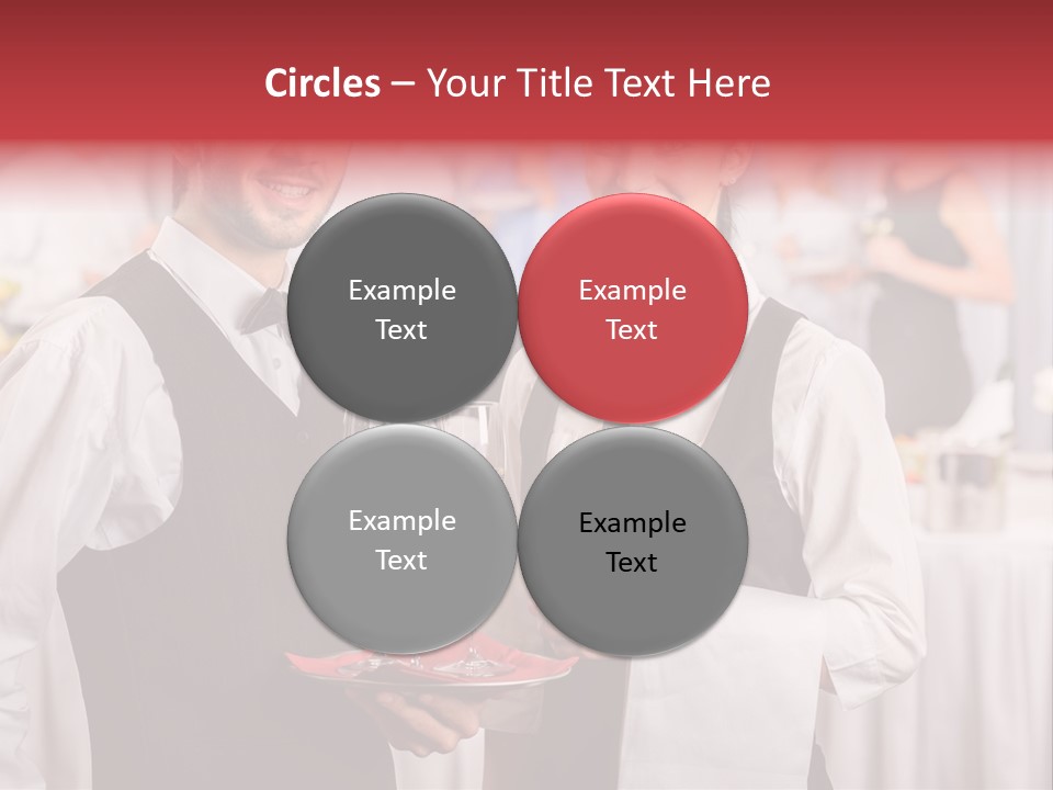 Businesswoman  Buffet PowerPoint Template