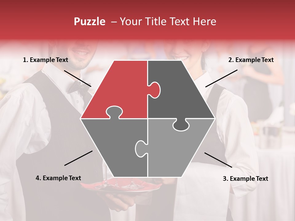 Businesswoman  Buffet PowerPoint Template