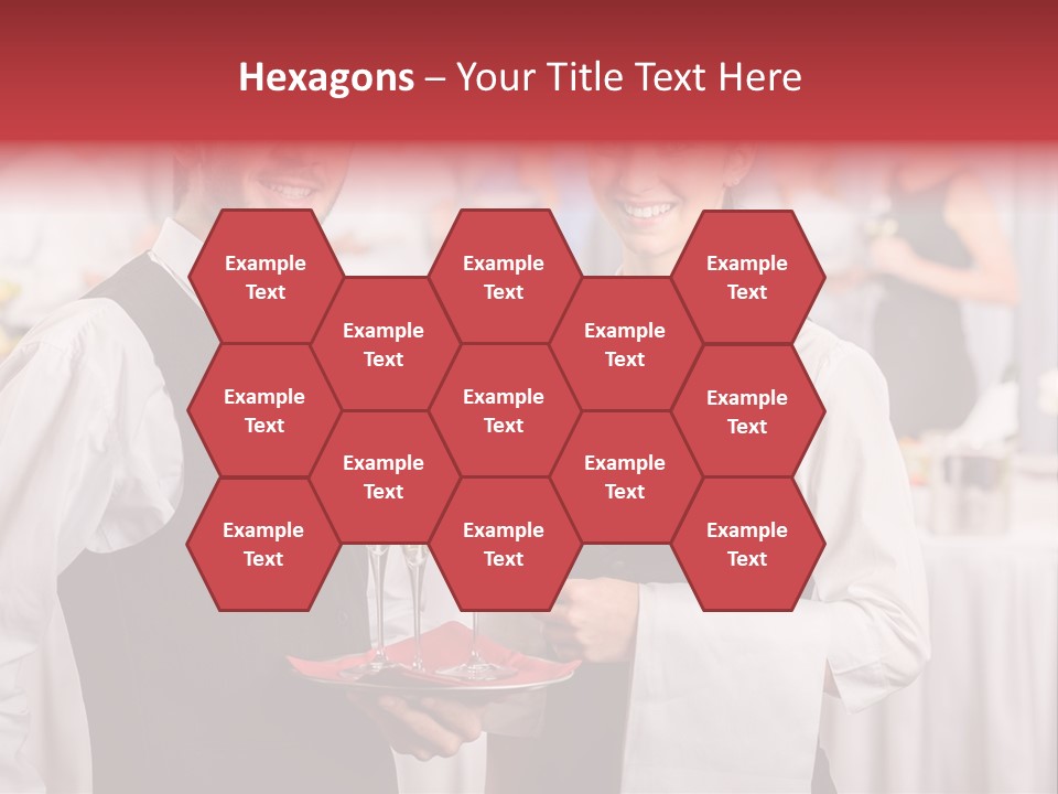 Businesswoman  Buffet PowerPoint Template