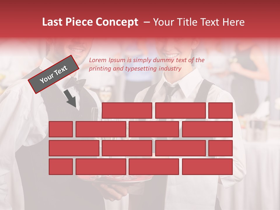 Businesswoman  Buffet PowerPoint Template