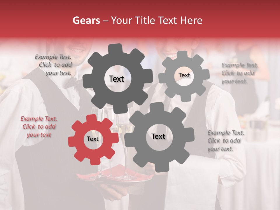 Businesswoman  Buffet PowerPoint Template