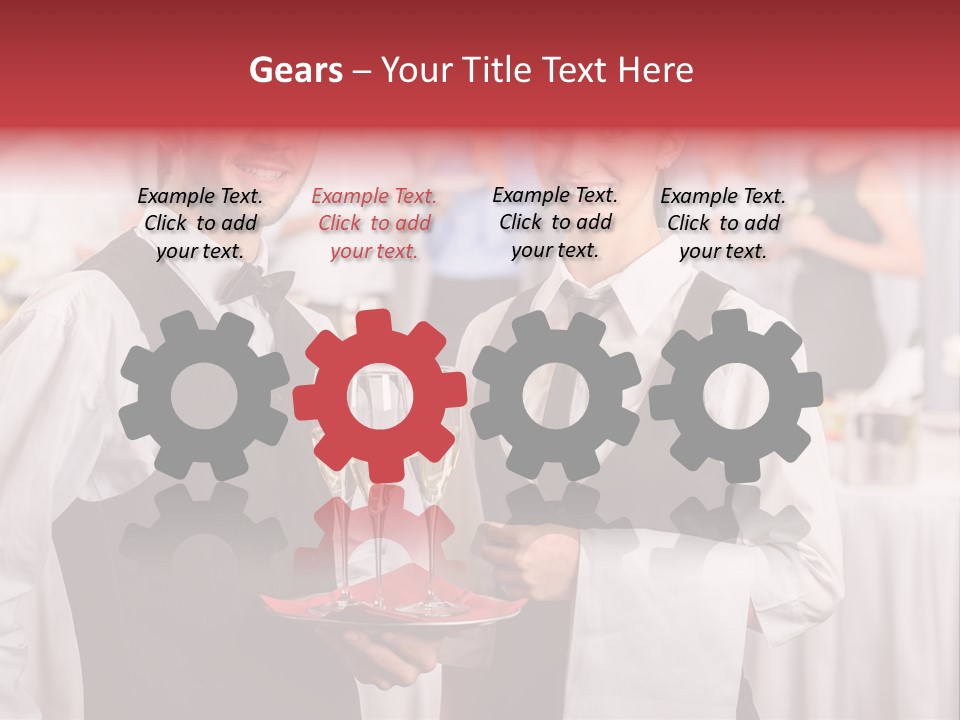 Businesswoman  Buffet PowerPoint Template