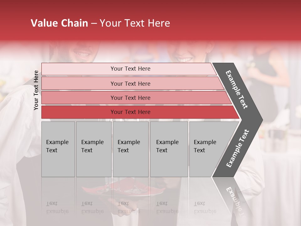 Businesswoman  Buffet PowerPoint Template