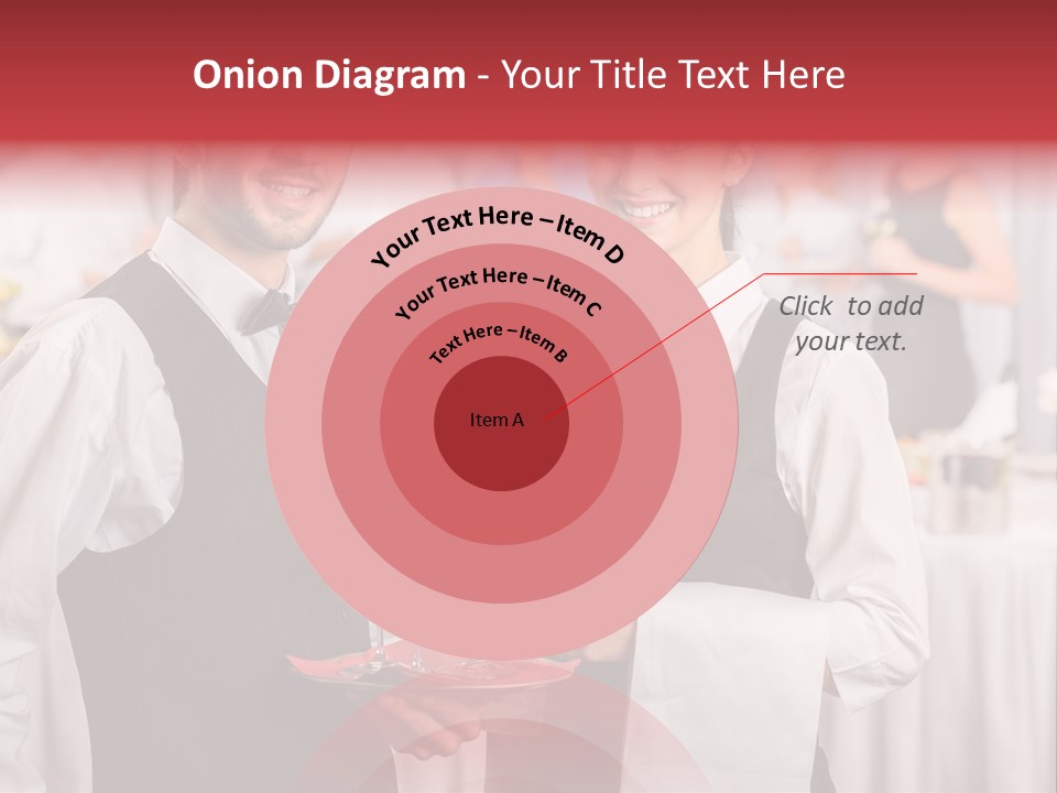 Businesswoman  Buffet PowerPoint Template