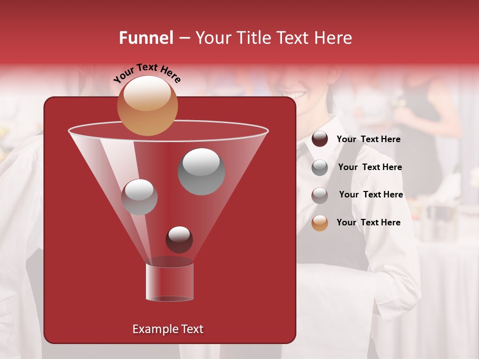 Businesswoman  Buffet PowerPoint Template