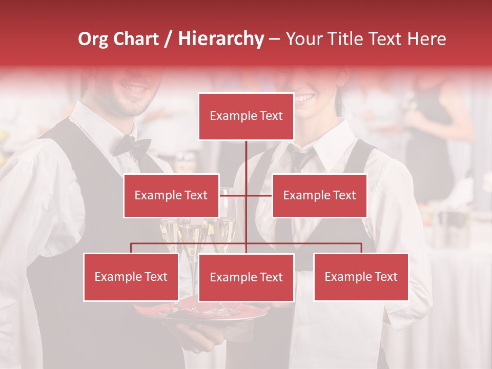 Businesswoman  Buffet PowerPoint Template