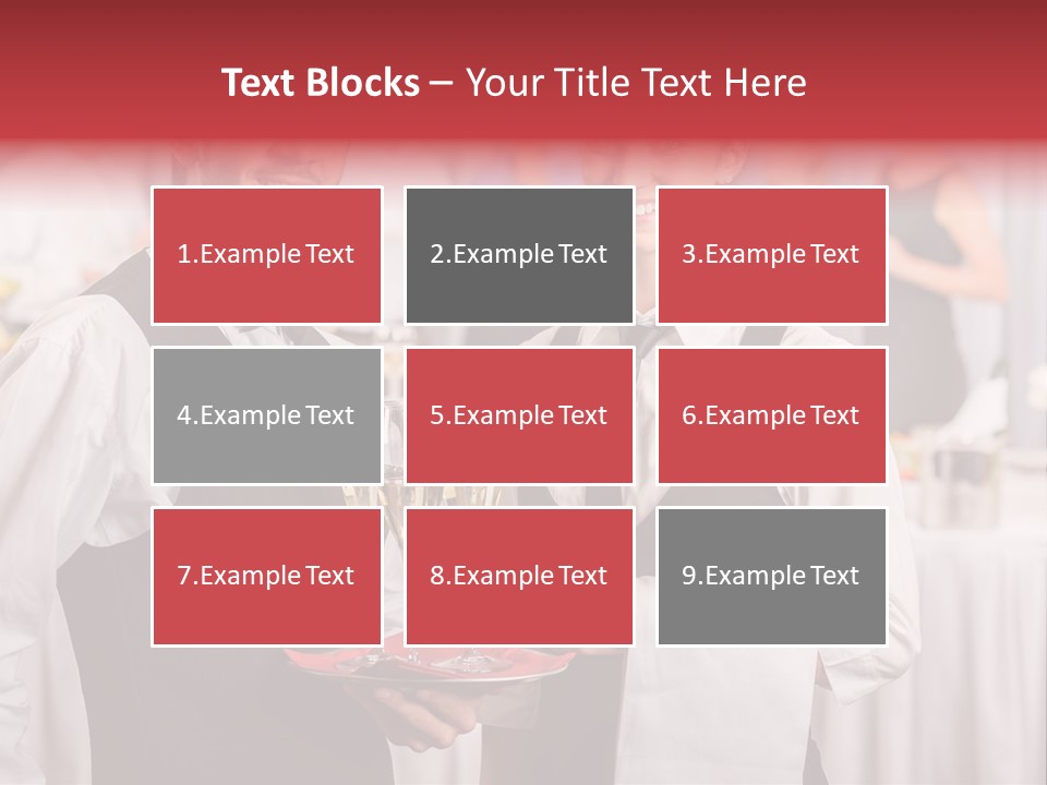 Businesswoman  Buffet PowerPoint Template