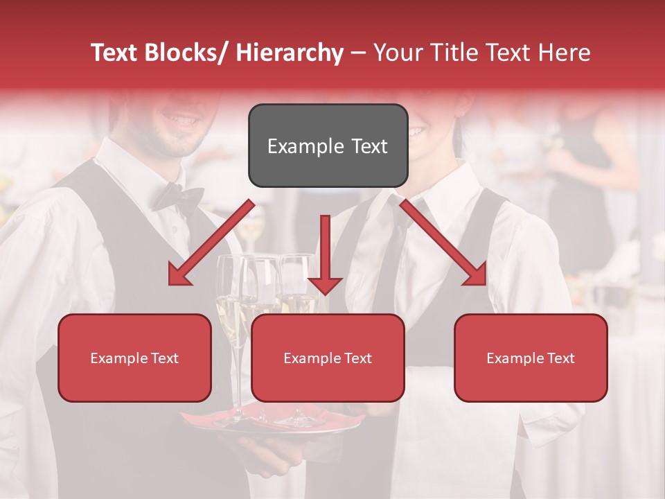 Businesswoman  Buffet PowerPoint Template