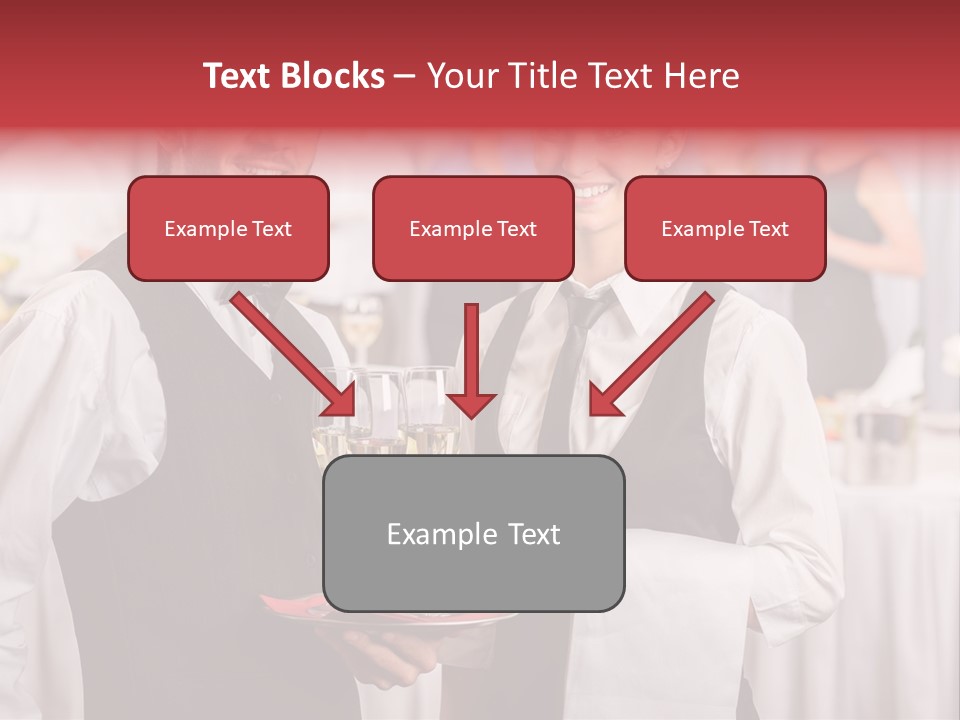 Businesswoman  Buffet PowerPoint Template