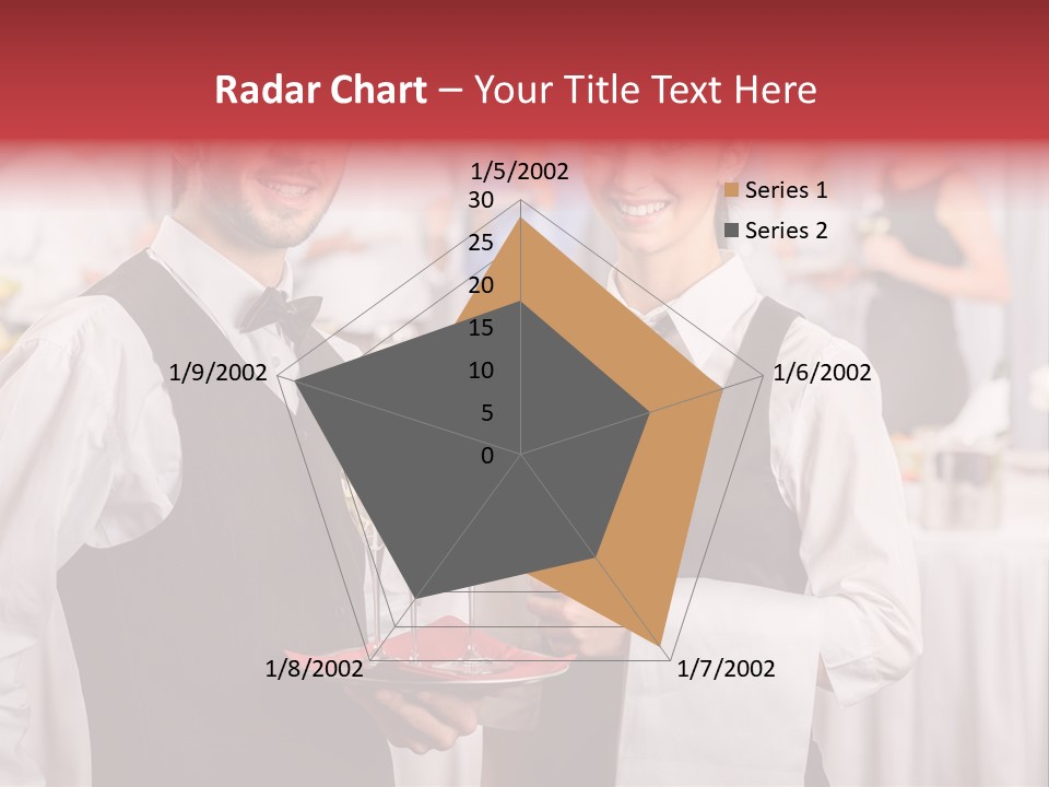 Businesswoman  Buffet PowerPoint Template