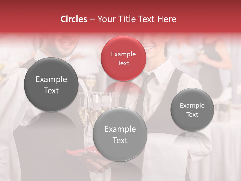 Businesswoman  Buffet PowerPoint Template