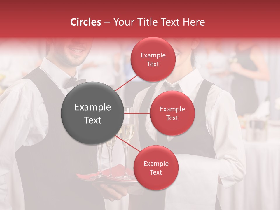 Businesswoman  Buffet PowerPoint Template