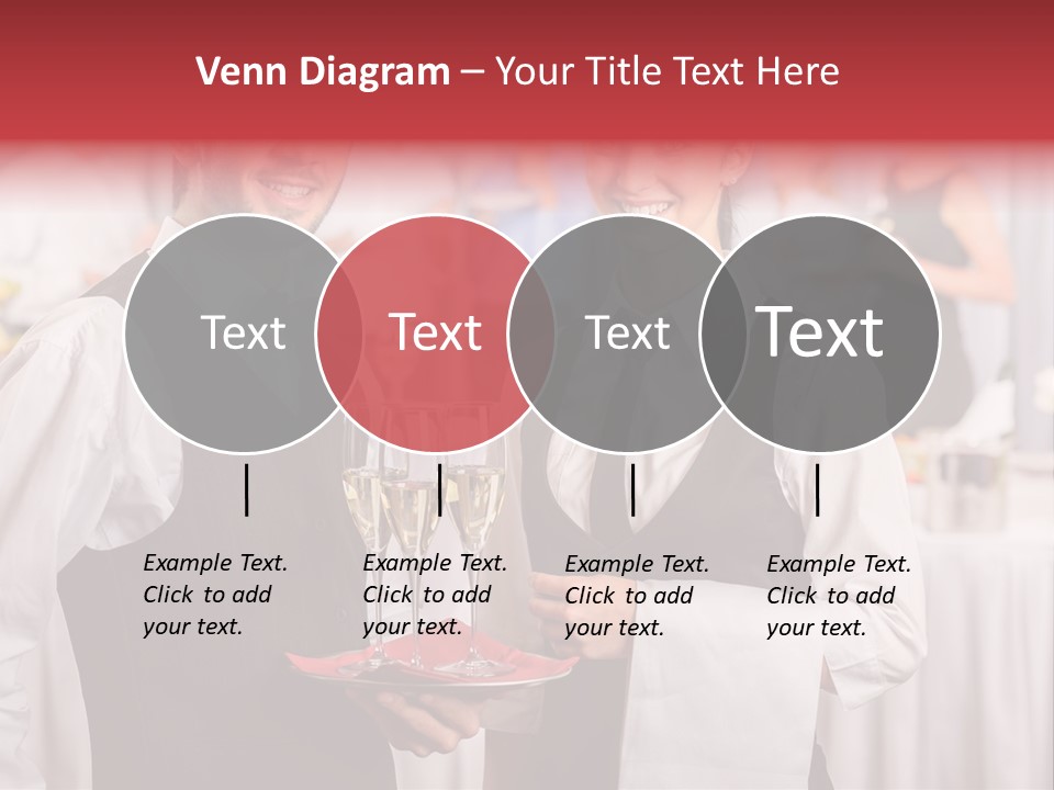 Businesswoman  Buffet PowerPoint Template