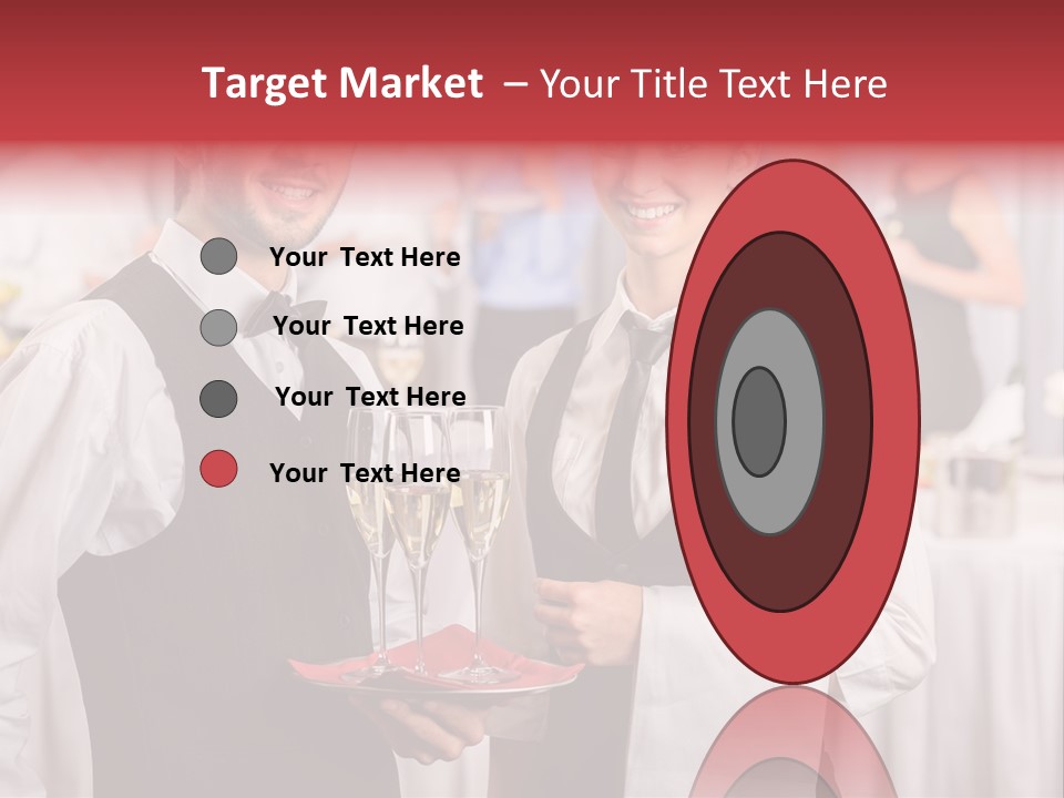 Businesswoman  Buffet PowerPoint Template