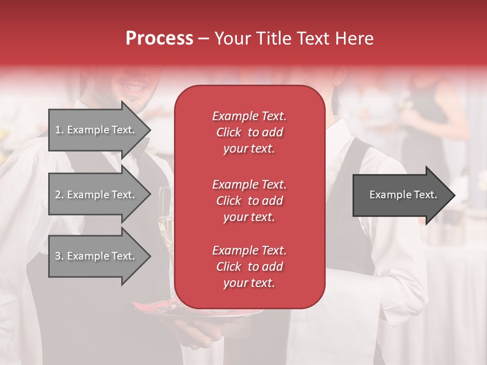 Businesswoman  Buffet PowerPoint Template