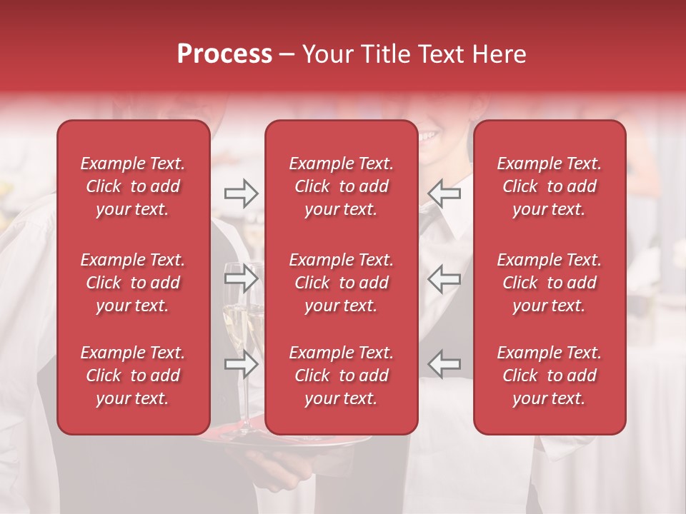Businesswoman  Buffet PowerPoint Template