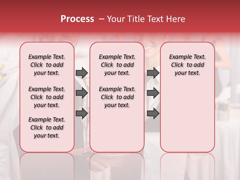 Businesswoman  Buffet PowerPoint Template