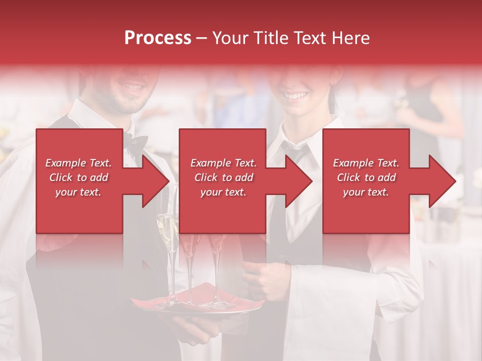 Businesswoman  Buffet PowerPoint Template