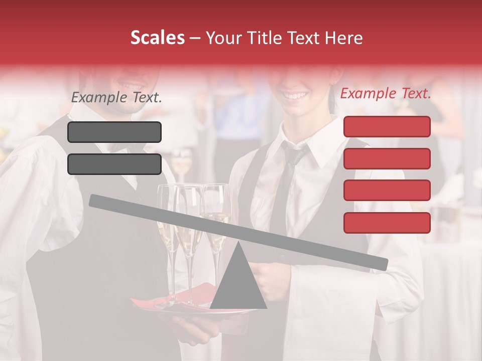 Businesswoman  Buffet PowerPoint Template