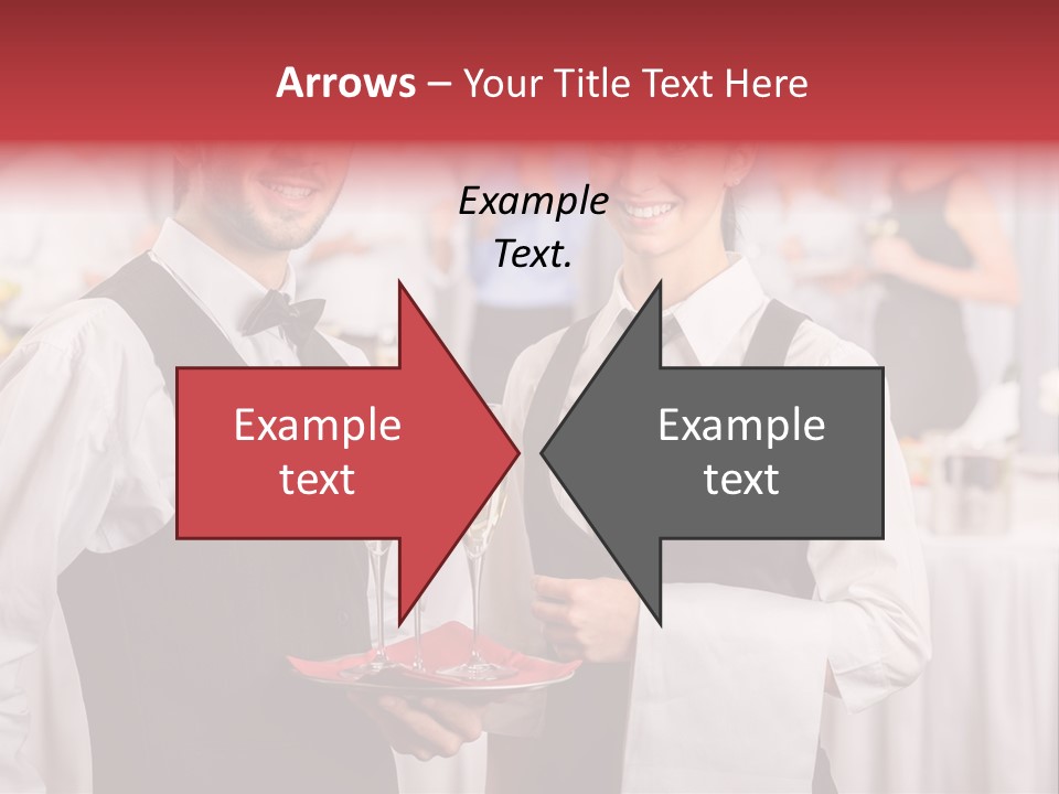 Businesswoman  Buffet PowerPoint Template