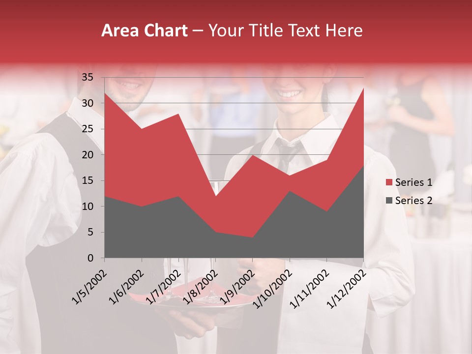 Businesswoman  Buffet PowerPoint Template
